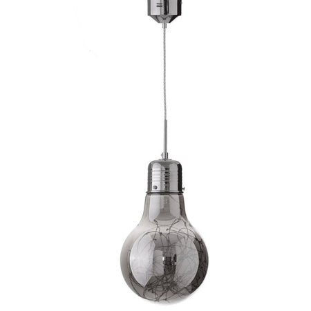 Lampadario Sospensione 30cm Design Moderno Lampada Paralume LED Cristallo Metall