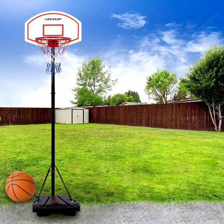 Canestro da Basket Supporto Altezza Regolabile per Esterni Pallacanestro Sport