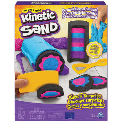 Kinetic Sand Sabbia Magica Cinetica 380GR Colorata Con 7 Accessori e Strumenti