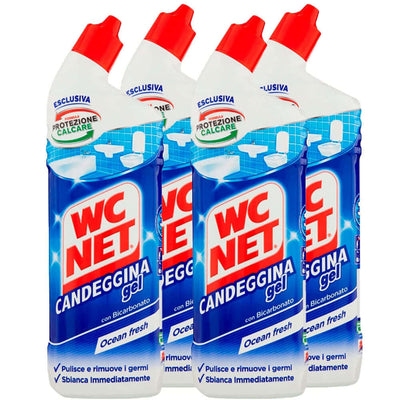 4x WC Net Candeggina GEL Formula Protezione Calcare Promo 3 Bottiglie 700ml