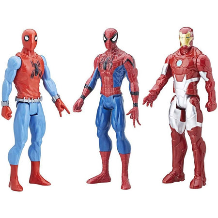 Spider-Man Set 3 Personaggi Spiderman e Iron Man Giocattolo HomeComing Hasbro