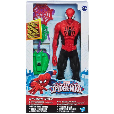 Action Figures Marvel L'uomo Ragno Ultimate Spiderman Titan Hero 30cm Snodato