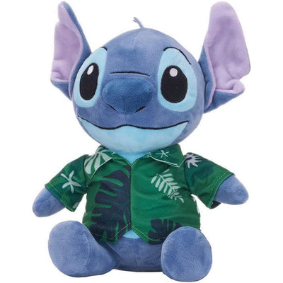 Pupazzo Lilo e Stitch Peluche Camicia Hawaiana Verde Personaggio Disney 30 cm