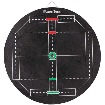 Gioco Tirassegno Tiro al Bersaglio con 6 Freccette Dart Board Sport Game 45cm