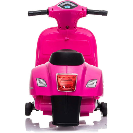 Vespa Elettrica Piaggio 6 Volt per Bambini con Fari e Clacson Colore Rosa