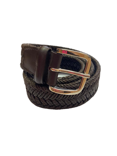Orciani Cintura Uomo Intrecciata Loop Marrone Testa Di Moro Cintura Casual Regolabile Moda/Uomo/Accessori/Cinture Couture - Sestu, Commerciovirtuoso.it