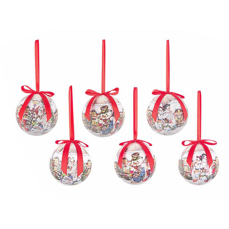 14 Palline "Montiroir" per albero di natale in plastica da Ø 7,5 cm con Pendaglio decorato Casa e cucina/Decorazioni per interni/Addobbi e decorazioni per ricorrenze/Decorazioni natalizie/Addobbi e decorazioni/Palle e palline MagiediNatale.it - Altamura, Commerciovirtuoso.it