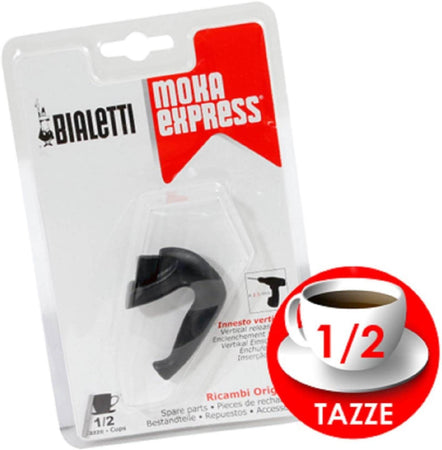 Manico Originale Bialetti 1/2 Tazza Casa e cucina/Elettrodomestici per la cucina/Macchine da caffè/Parti di ricambio per macchine da caffè/Componenti interne ed esterne per macchine da caffè Colella Ricambi - Casoria, Commerciovirtuoso.it