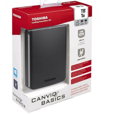 TOSHIBA CANVIO 2TB USB 3.0 PORTABLE EXTERNAL HARD DISK DRIVE BLACK  Trade Shop italia - Napoli, Commerciovirtuoso.it