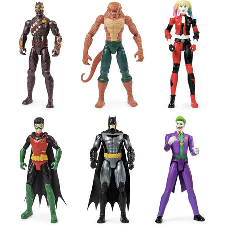 Set 6 Personaggi Dc Batman Action Figures Supereroe Giocattolo Gioco Idea Regalo