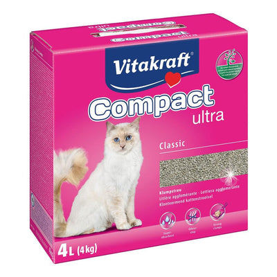 Lettiera gatti Vitakraft Compact Ultra 4 Kg 14029 Prodotti per animali domestici/Gatti/Lettiere e accessori/Sabbia e lettiere Scontolo.net - Potenza, Commerciovirtuoso.it