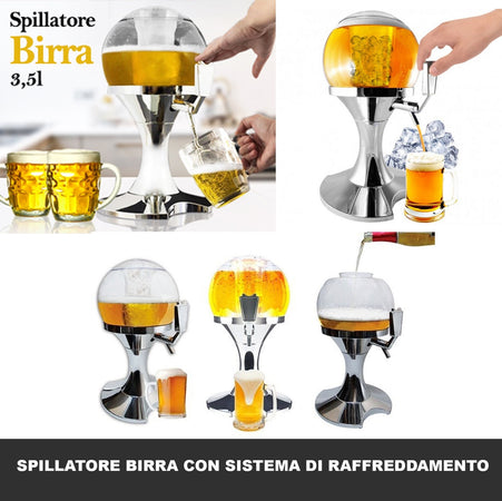 Spilla Birra Dispenser Ghiaccio Spillabirra Spillatore Feste Bar Pub Casa  Party 