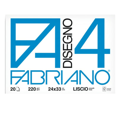 Album F4 - 24x33Cm - 220gr - 20 fogli - liscio - Fabriano Casa e cucina/Hobby creativi/Disegno/Blocchi e libri da disegno Eurocartuccia - Pavullo, Commerciovirtuoso.it