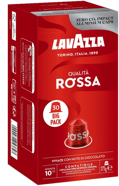 Lavazza Qualità Rossa Compatibile con Nespresso Original 30 Capsule