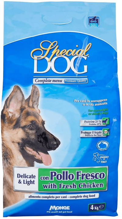 Crocchette cane Monge Special Dog Delicate & Light Pollo fresco 4,0 kg Prodotti per animali domestici/Cani/Cibo/Secco Scontolo.net - Potenza, Commerciovirtuoso.it