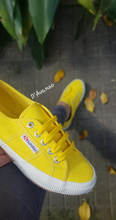 Scarpa Uomo Superga 2750 Cotu Classic Sneakers Bassa in Tela Gialla Con Lacci E Suola in Gomma Antiscivolo Logo Laterale Moda/Uomo/Scarpe/Sneaker e scarpe sportive/Sneaker casual D'Avanzo Clazature - Nola, Commerciovirtuoso.it