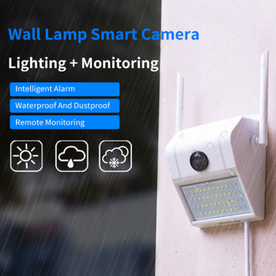 IP CAMERA V380 PRO LED 3.0 MP Videocamera IP WALL LAMP Camera IPCAM AUDIO BIDIRE