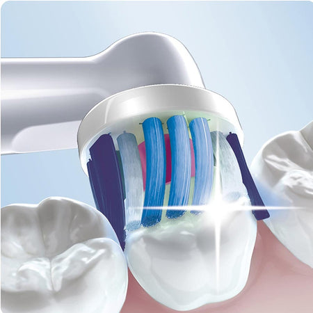 Oral B Spazzolino Elettrico Denti Vitality 100 3D White a Batteria con Timer