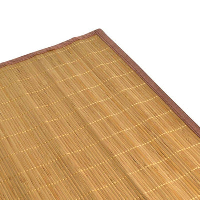 Tappeto rettangolare in canna di bamboo 90X60cm listelle piccole Vacchetti
