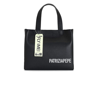Patrizia Pepe Borsa/Bag Borsa Donna A Mano Nera Shopper Bag Casual 2 Manici E Maxi Logo Moda/Donna/Borse/Borse Tote OMS Profumi & Borse - Milano, Commerciovirtuoso.it