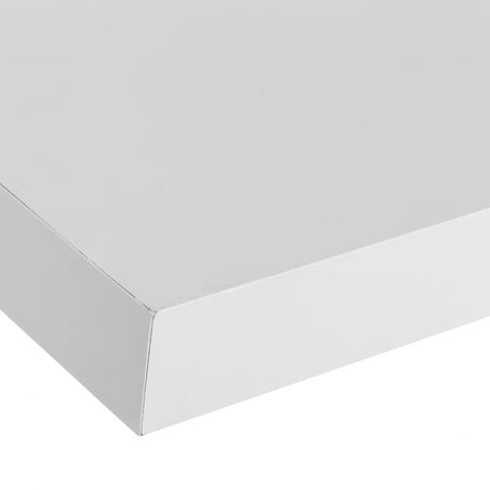 Mensola da Parete Scaffale a Muro MDF Bianco 60x23,50x3,80 cm Organizer Minimal