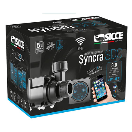 Sicce Syncra SDC 3.0 Pompa Multifunzione Controller Wi-Fi da 3000 Litri/h Prodotti per animali domestici/Pesci e animali d'acqua/Pompe e filtri/Pompe d'acqua Ogomondo - Martina Franca, Commerciovirtuoso.it