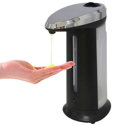 Dispenser Sapone Automatico 400ML Erogatore Sapone Mani Con Sensore a Infrarossi