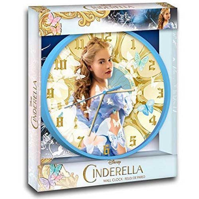 Orologio da Parete Muro Cameretta Bambini Disney Cinderella Cenerentola