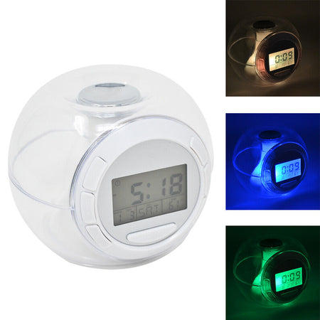 Orologio Digitale con Luce LED Suoni Naturali Data Timer Meteo Temperatura Casa