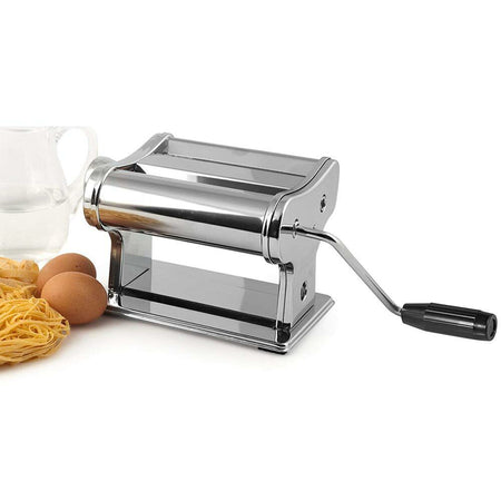 Macchina Pasta Fresca Manuale Cucina Stendi Impasto Acciaio Inox Rullo 150mm
