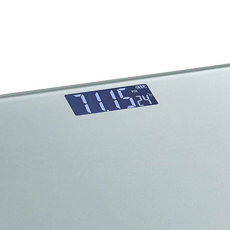 Bilancia Pesapersona Digitale Display LCD Design Slim Max 180Kg da Bagno Silver