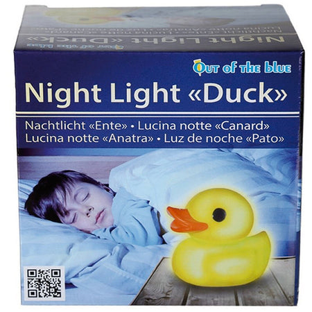 Luce Da Notte Per Bambini Papera Lucina LED Vari Colori Paperetta Gialla