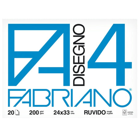 Album F4 - 24x33cm - 200gr - 20 fogli - ruvido - Fabriano Casa e cucina/Hobby creativi/Disegno/Blocchi e libri da disegno Eurocartuccia - Pavullo, Commerciovirtuoso.it