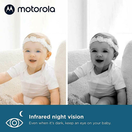 Baby Monitor Motorola Ease 34 Controllo Sonno Sorveglianza Bambino Neonato Video