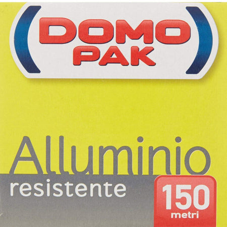 Domopak Rotolo Alluminio Resistente Professionale 150mt Conservazione Alimenti