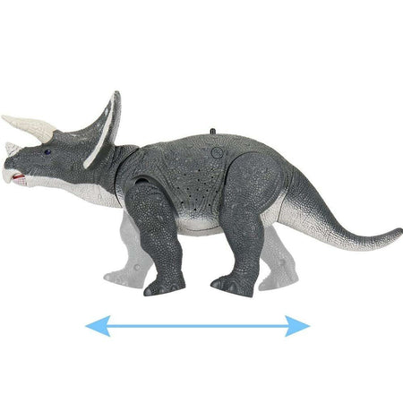 Dinosauro Robot Triceratopo Radiocomandato Luci Suoni Movimenti Giocattolo Bimbi