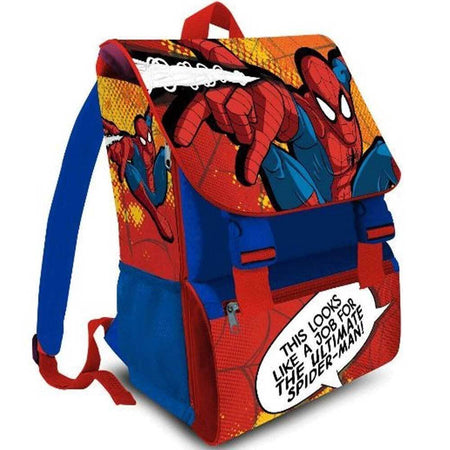 Zaino Scuola Estensibile Spiderman Marvel Kit Completo Ombrello e Astuccio 3 ZIP