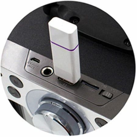 Cassa Altoparlante Speaker Bluetooth con Microfono Giochi Luce LED USB Aux SD