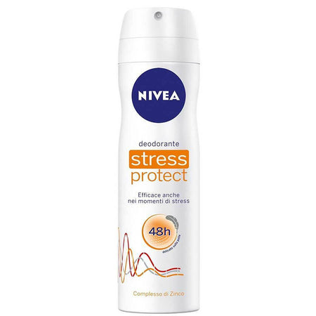 Nivea Deodorante Spray 150 ml Unisex Stress Protect Complesso Di Zinco
