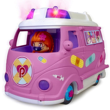 Pinypon Playset Ambulanza di Emergenza Giocattolo Bambini con Accessori Gioco