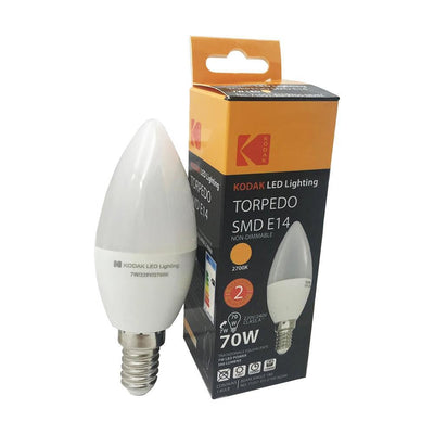 KODAK LED LIGHTING  70WTORPEDO SMD E14 Illuminazione/Lampadine/Lampadine a LED Ecoprice.it - Avellino, Commerciovirtuoso.it