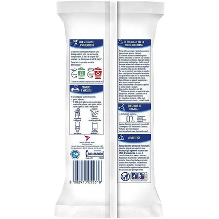 320 x Napisan Salviettine Igienizzanti Multisuperfici Biodegradabili Formula 0%