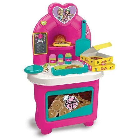 Barbie Playset Pizzeria Giocattolo Bambini con Pizze Accessori Gioco e Bambola