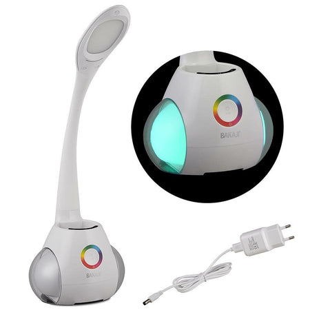 Lampada Cassa Altoparlante Speaker Bluetooth da Tavolo LED Touch con Portapenne