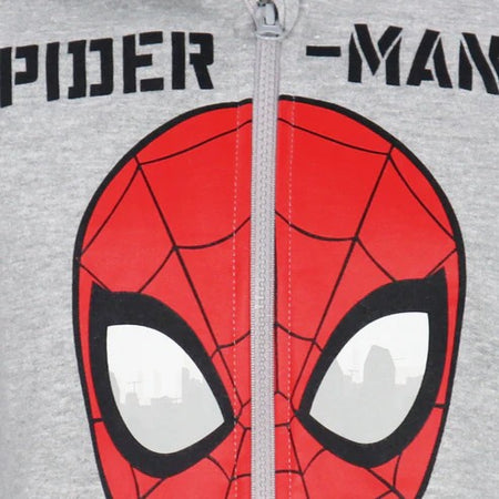 Felpa Spiderman da 4 a 12 anni con interno felpato