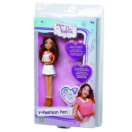 Penna Bambola Doll Disney Violetta V-Fashion Pen Scrivere e Disegnare Violetta