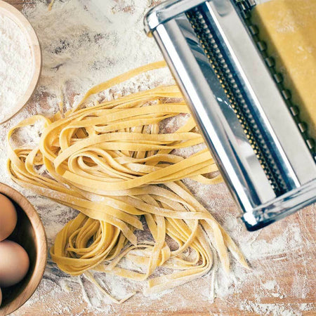 Macchina Pasta Fresca Manuale Cucina Stendi Impasto Acciaio Inox 3 Rulli Pedrini