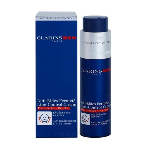 Clarins Men Line-Control Cream 50 Ml Crema Viso Uomo Idratante -  commercioVirtuoso.it