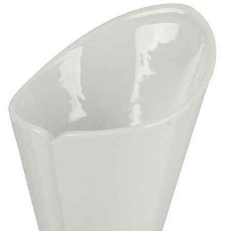 Ciotola Francese di Porcellana 17 cm Bianco Bicchiere per Patatine Fritte Gelato