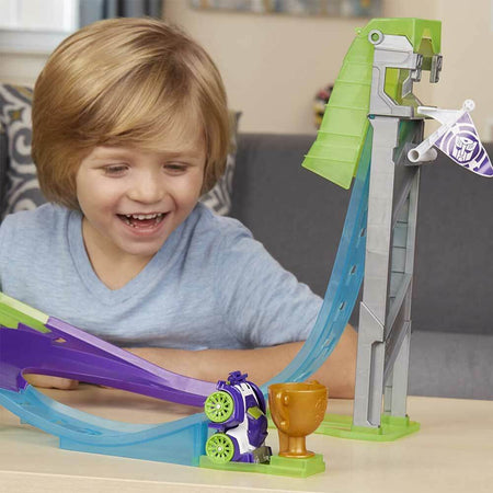 Pista Hasbro Preschool Trasformers Blurrs reverse Raceway Giocattolo Bambini